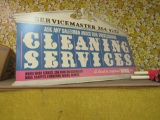 Service Master sign, 8' banners & Chemstrand sign
