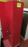 Corner peg board unit, 3-sided
