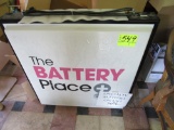 The Battery Place, lighted sign