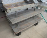 3-Tiered wooden cart