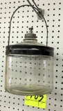Vintage glass canister