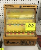 Hanson Drill Bits display