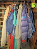 Assorted coats & vintage clothing