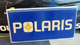 Polaris sign, backlit