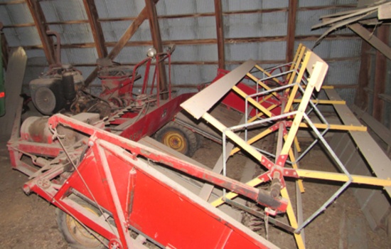 Massey model 20 swather w/ 4 cyl Wisconsin motor