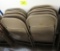 Lot of 10 metal folding chairs