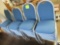 Lot of 24 stackable chairs