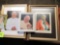 Lot of 6 pictures in frames