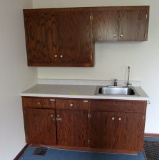 cabinets, counter & sink