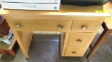 wooden desk, 3 drawer