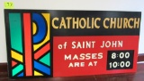 St. John's mass sign
