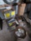 Pile of Bowling accessories and parts