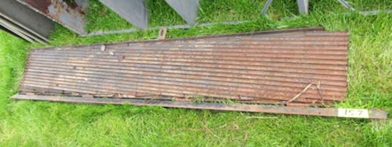 Metal security gate