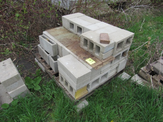 Pallet of cinder block