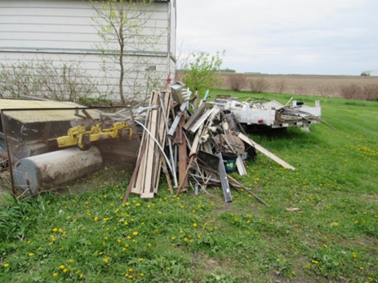 Pile of scrap metal