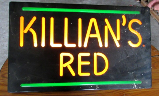 Killian's lighted sign