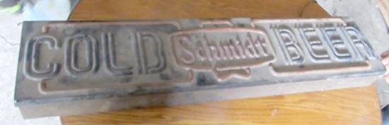 Schmidt Beer light sign