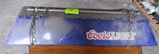 Coors Light pool table light