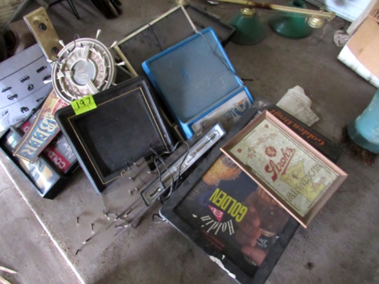 Pile of miscellaneous signs