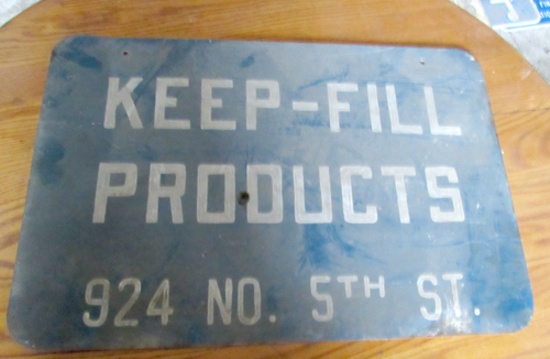 Keep-Fill Products sign