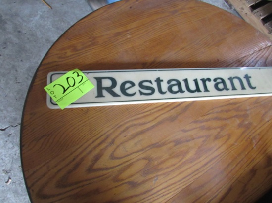 Restaurant/Publichouse sign