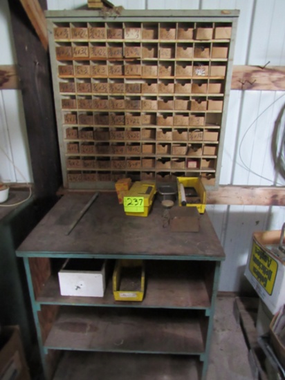 Workbench and miscellaneous contents