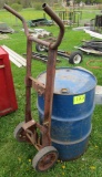 Metal barrel & cart