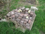 Pallet of garden bricks