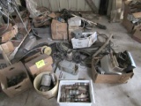 Pile of electrical parts and wiring