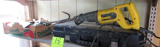 DeWalt reciprocating saw & tools