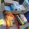 lot of 4 boxes of tools, clamps and supplies