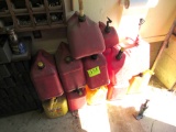 pile of gas cans