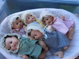 lot of dolls and ornaments