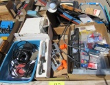 lot of 6 boxes of tools and supplies