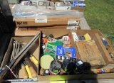 lot of 3 boxes of tools and supplies