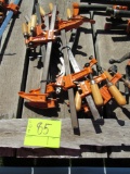 lot of 6 bar clamps