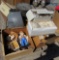 fan, statues, cooler, glassware