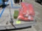 life jackets, fish pole, tackle box