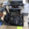stenographer device and typewriter