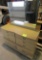 dresser with mirror and bedframe