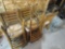 lot of 6 chairs and chest