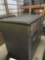 mesh bottom dumpster, drop down front