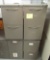 lot of 4 2-drawer file cabinets