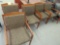 lot of 5 chairs