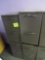 lot of 4 2-drawer file cabinets