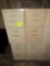 lot of 4 2-drawer file cabinets