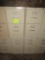 lot of 4 2-drawer file cabinets