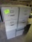 lot of 5 office cabinets