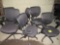 lot of 6 office chairs