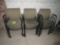 lot of 12 stackable office chairs